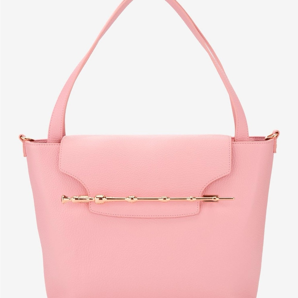 Loungefly Pink Shoulder Bag with Rose Gold Accent